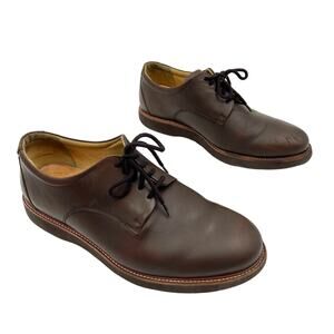 Samuel Hubbard Founder Men's Oxford Work Shoes Brown Derby Leather